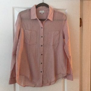 Lucky 🍀 Brand Button Down Shirt size medium